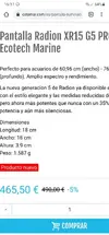 [TodoMarino.com] Vendo 2 pantallas Radion xr 15 pro con soporte
