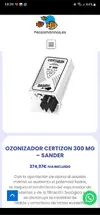 [TodoMarino.com] Vendo ozonizador sander 300 mg